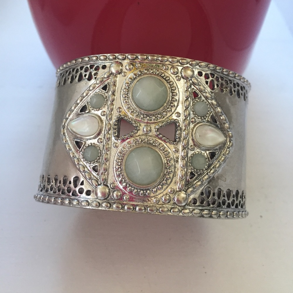 Lucky Brand cuff bracelet 1 5/8 inches wide